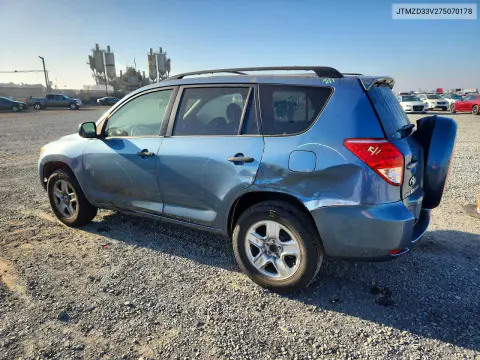 2007 Toyota Rav4 VIN JTMZD33V275070178 фото 2