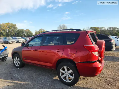 2007 Toyota Rav4 Limited VIN JTMBK31V576014059 фото 2