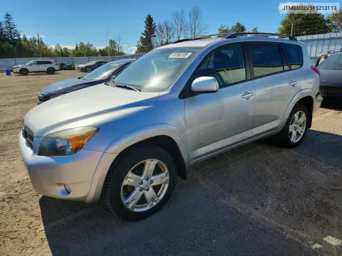 JTMBD32V585213113 — 2008 Toyota RAV4, Задняя часть, фото до ремонта
