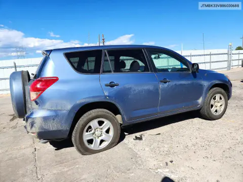 2008 Toyota Rav4 Base VIN JTMBK33V886030688 фото 3