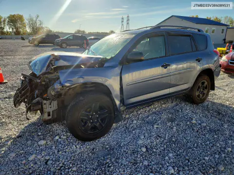 JTMBD33V386089531 — 2008 Toyota RAV4, Передняя часть, фото до ремонта