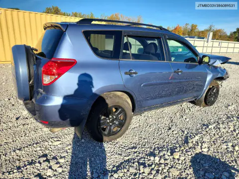2008 Toyota Rav4 Base VIN JTMBD33V386089531 фото 3