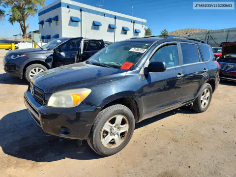 JTMBD35V285203683 — 2008 Toyota RAV4, Сторона, фото до ремонта