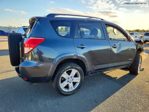 2008 Toyota Rav4 Sport VIN JTMBD32V585196734 фото 3