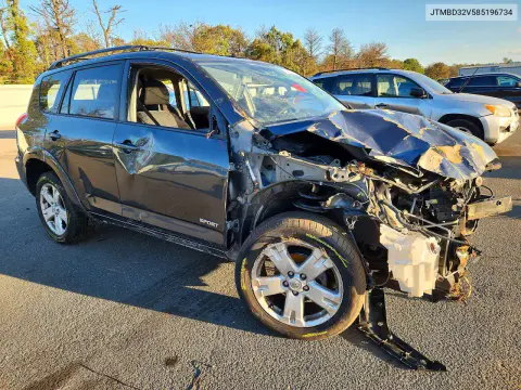 2008 Toyota Rav4 Sport VIN JTMBD32V585196734 фото 4