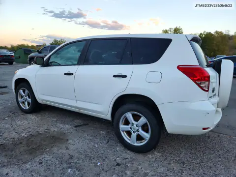2008 Toyota Rav4 Base VIN JTMBD33V286064622 фото 2