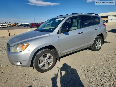 JTMBK33V385051647 — 2008 Toyota RAV4, Задняя часть, фото до ремонта