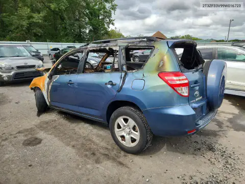 2T3ZF33V99W016723 — 2009 Toyota RAV4, фото 2 с аукциона Copart, Пожар