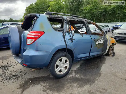 2T3ZF33V99W016723 — 2009 Toyota RAV4, фото 3 с аукциона Copart, Пожар