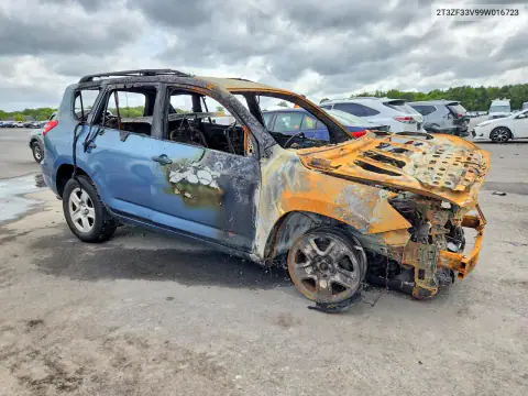 2T3ZF33V99W016723 — 2009 Toyota RAV4, фото 4 с аукциона Copart, Пожар