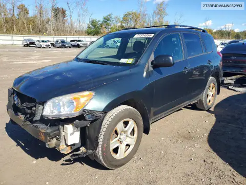 2T3BF4DV6AW052993 — 2010 Toyota RAV4, Передняя часть, фото до ремонта