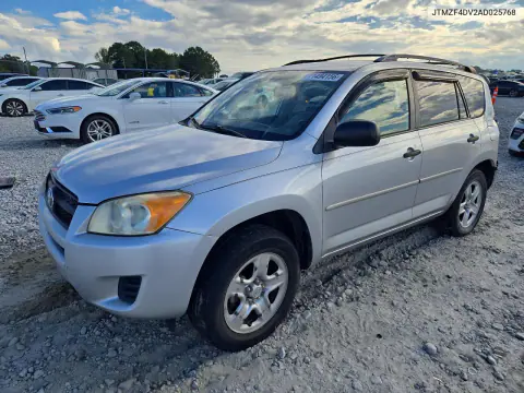 JTMZF4DV2AD025768 — 2010 Toyota RAV4, Задняя часть, фото до ремонта