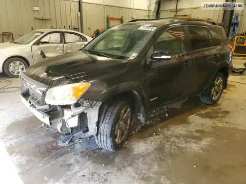 JTMRF4DV4A5034188 — 2010 Toyota RAV4, Передняя часть, фото до ремонта