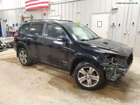 2010 Toyota Rav4 Sport VIN JTMRF4DV4A5034188 фото 4