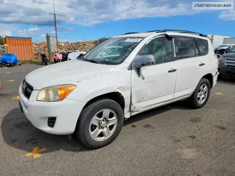 JTMZF4DV0A5014665 — 2010 Toyota RAV4, Задняя часть, фото до ремонта