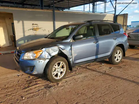 JTMBK4DV8AD012844 — 2010 Toyota RAV4, Передняя часть, фото до ремонта