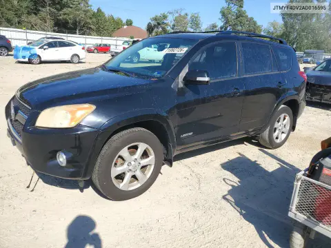 JTMYF4DV2AD016595 — 2010 Toyota RAV4, Задняя часть, фото до ремонта