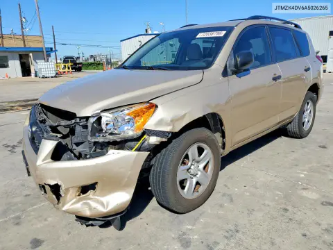 JTMZK4DV6A5026265 — 2010 Toyota RAV4, Передняя часть, фото до ремонта