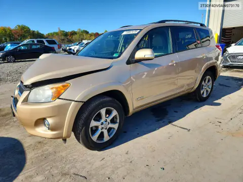 2T3DF4DV0AW073170 — 2010 Toyota RAV4, Передняя часть, фото до ремонта