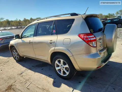 2010 Toyota Rav4 Limited VIN 2T3DF4DV0AW073170 фото 2