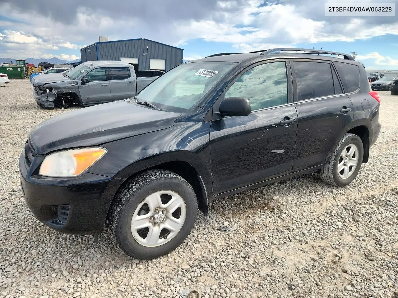 2010 Toyota Rav4 Base VIN 2T3BF4DV0AW063228 фото 1