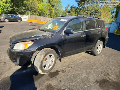 JTMBF4DV7AD035312 — 2010 Toyota RAV4, Передняя часть, фото до ремонта