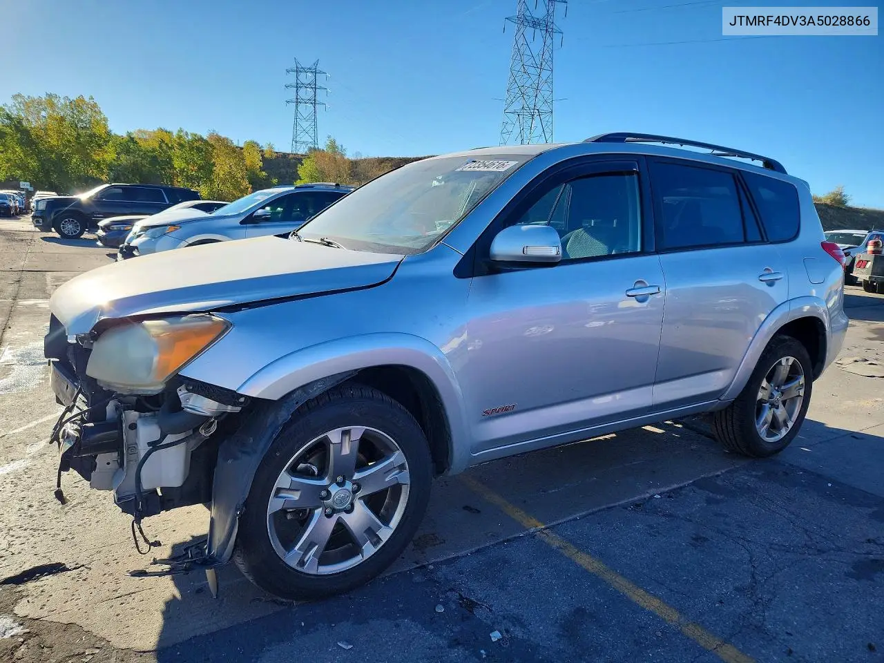 2010 Toyota Rav4 Sport VIN JTMRF4DV3A5028866 фото 1