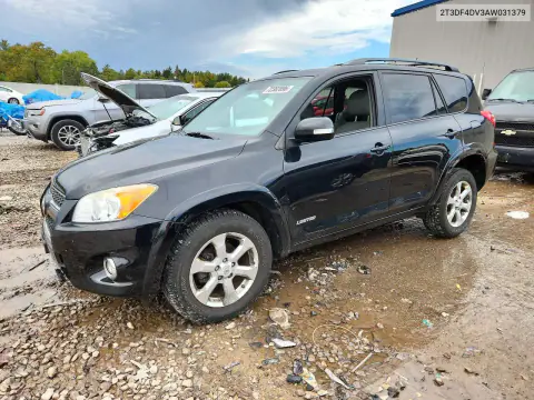 2T3DF4DV3AW031379 — 2010 Toyota RAV4, Передняя часть, фото до ремонта
