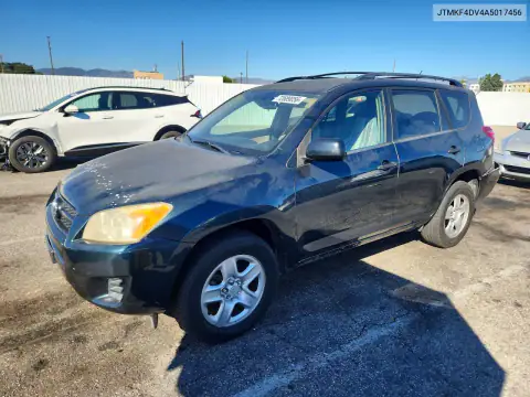 JTMKF4DV4A5017456 — 2010 Toyota RAV4, Задняя часть, фото до ремонта