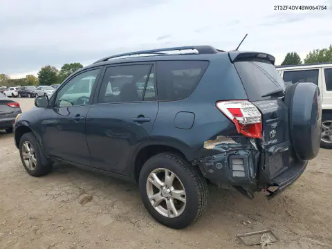 2011 Toyota Rav4 Base VIN 2T3ZF4DV4BW064754 фото 2
