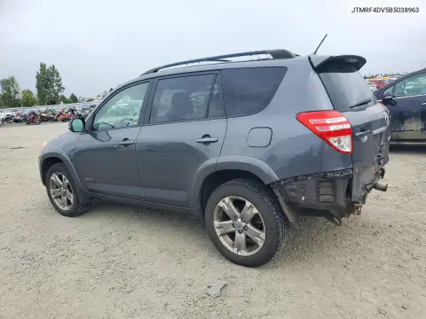2011 Toyota Rav4 Sport VIN JTMRF4DV5B5038963 фото 2
