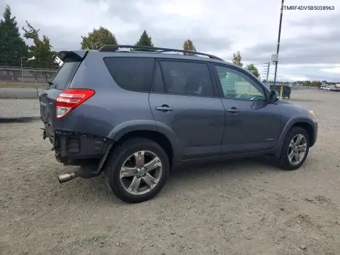 2011 Toyota Rav4 Sport VIN JTMRF4DV5B5038963 фото 3