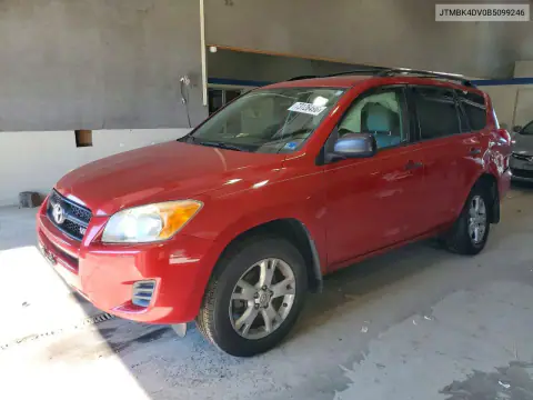 JTMBK4DV0B5099246 — 2011 Toyota RAV4, Задняя часть, фото до ремонта