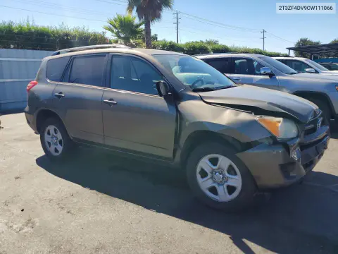 2012 Toyota Rav4 Base VIN 2T3ZF4DV9CW111066 фото 4