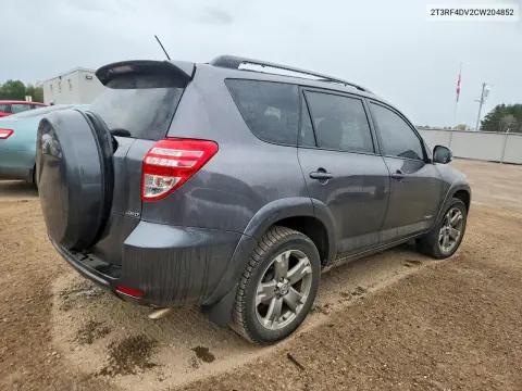 2012 Toyota Rav4 Sport VIN 2T3RF4DV2CW204852 фото 3