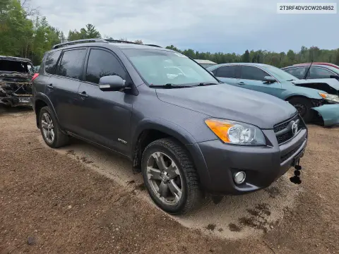 2012 Toyota Rav4 Sport VIN 2T3RF4DV2CW204852 фото 4