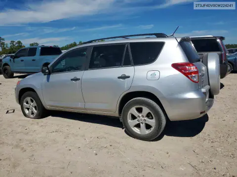 2012 Toyota Rav4 Base VIN 2T3JF4DV0CW224241 фото 2