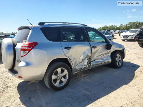 2012 Toyota Rav4 Base VIN 2T3JF4DV0CW224241 фото 3
