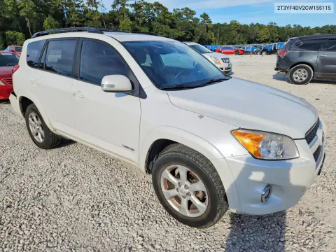2012 Toyota Rav4 Limited VIN 2T3YF4DV2CW155115 фото 4