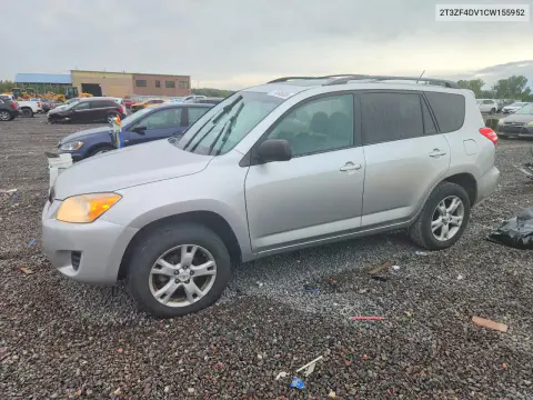 2T3ZF4DV1CW155952 — 2012 Toyota RAV4, Сторона, фото до ремонта