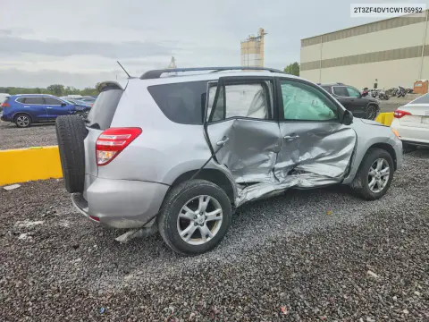 2012 Toyota Rav4 Base VIN 2T3ZF4DV1CW155952 фото 3