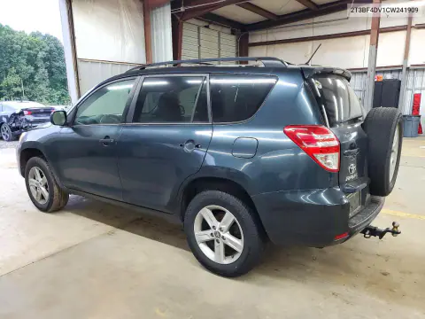 2012 Toyota Rav4 Base VIN 2T3BF4DV1CW241909 фото 2