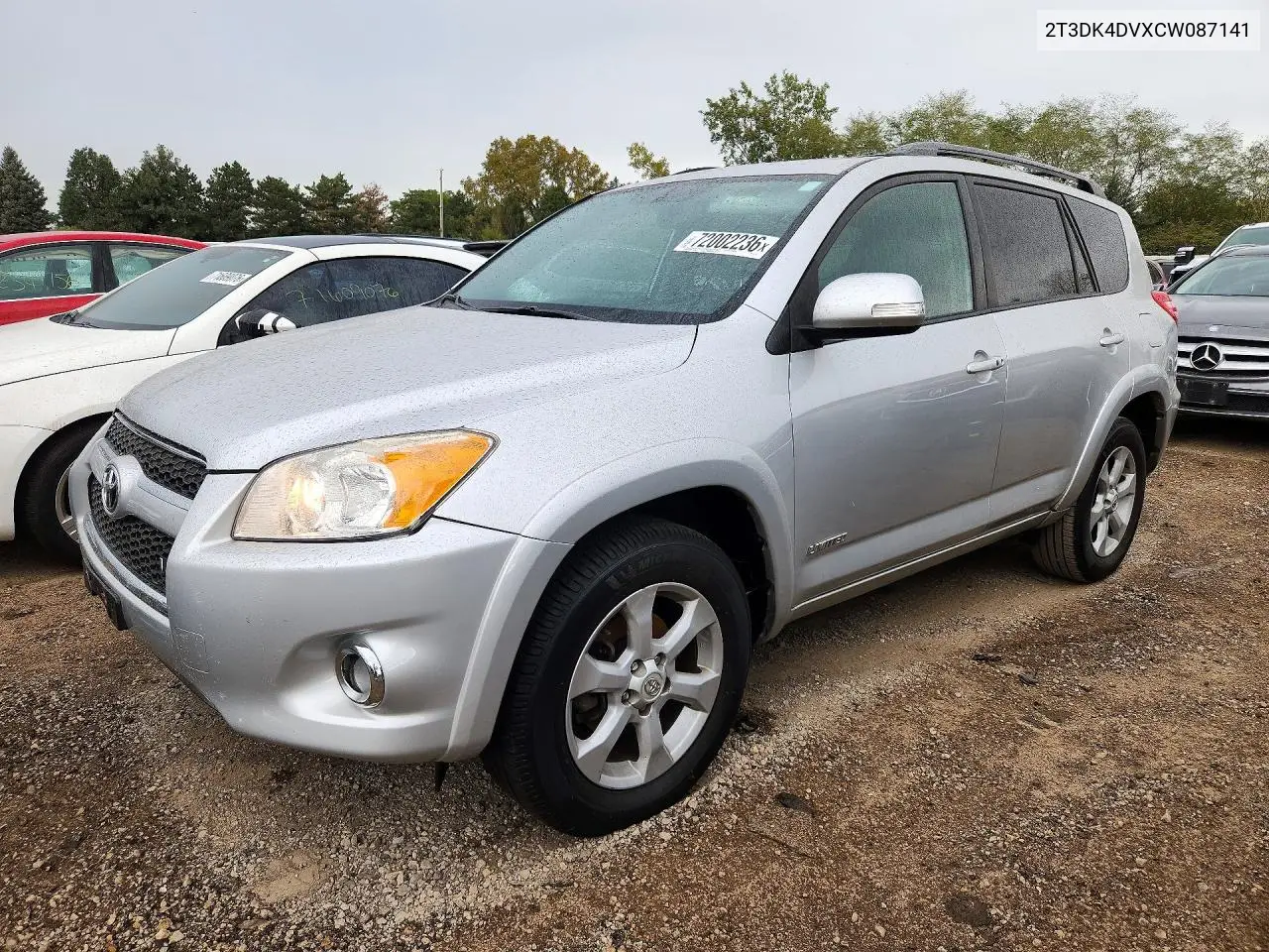 2012 Toyota Rav4 Limited VIN 2T3DK4DVXCW087141 фото 1