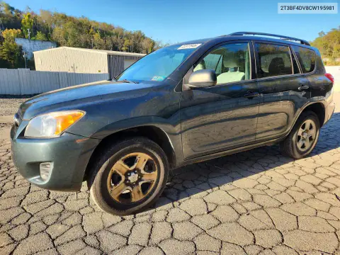 2012 Toyota Rav4 Base VIN 2T3BF4DV8CW195981 фото 1
