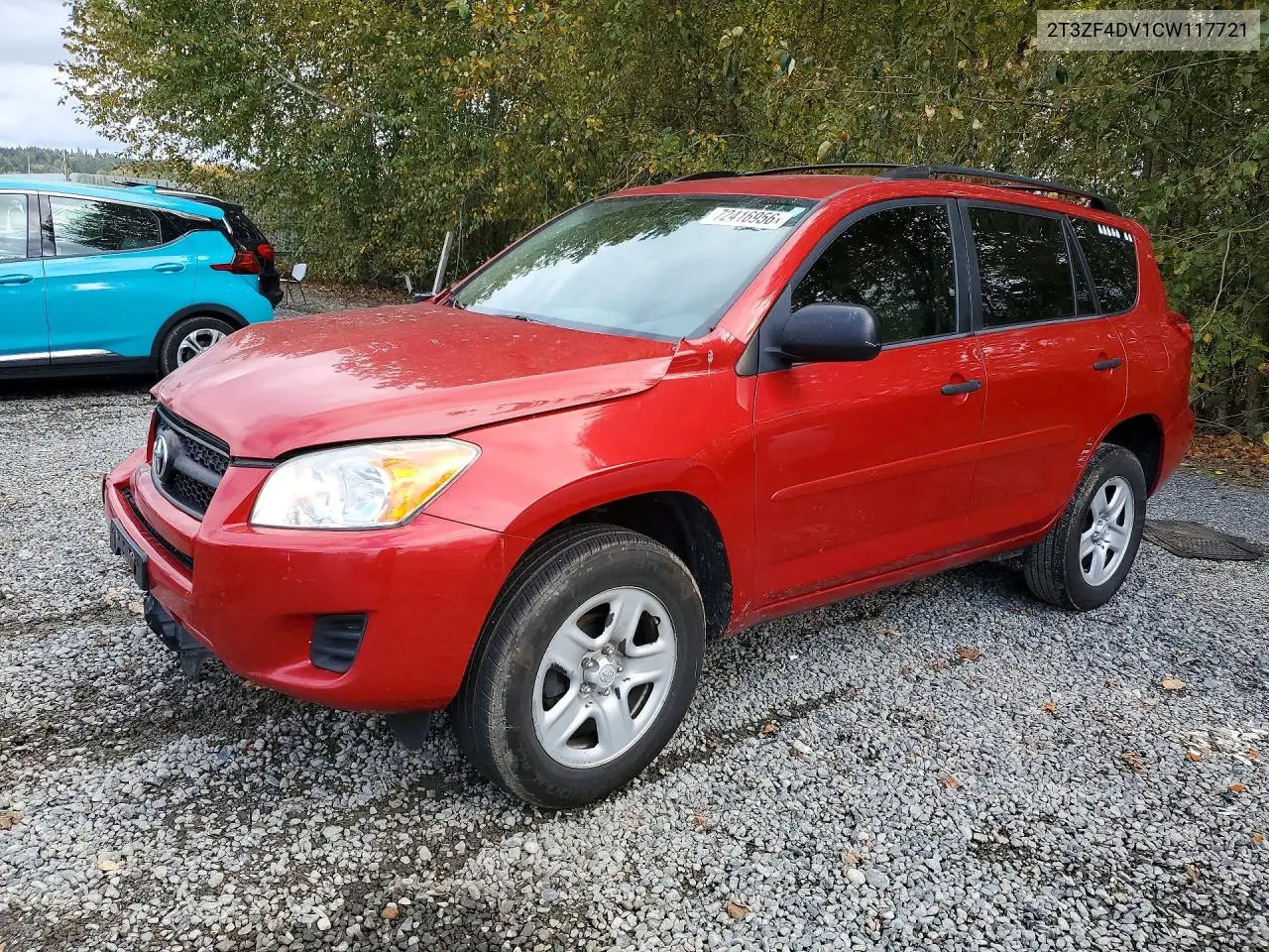 2012 Toyota Rav4 Base VIN 2T3ZF4DV1CW117721 фото 1