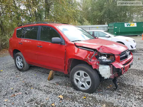 2012 Toyota Rav4 Base VIN 2T3ZF4DV1CW117721 фото 4
