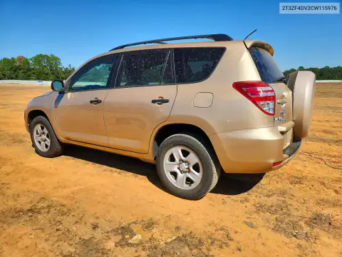 2T3ZF4DV2CW115976 — 2012 Toyota RAV4, фото 2 с аукциона Copart, Передняя часть