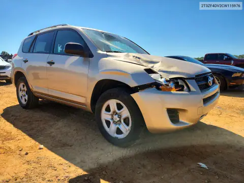 2T3ZF4DV2CW115976 — 2012 Toyota RAV4, фото 4 с аукциона Copart, Передняя часть