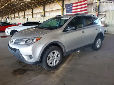 JTMZFREV4DD022595 — 2013 Toyota RAV4, Задняя часть, фото до ремонта