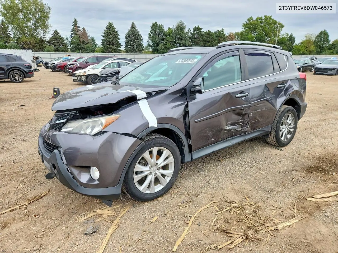 2013 Toyota Rav4 Limited VIN 2T3YFREV6DW046573 фото 1